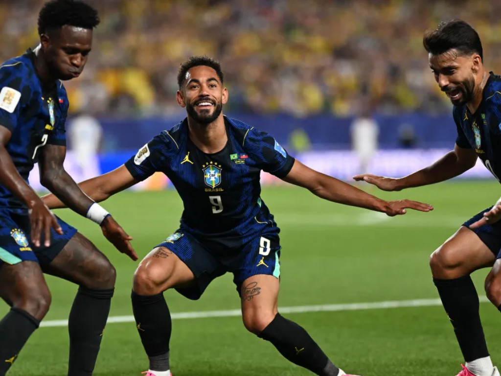 BRASIL VENCE HAITI COM SHOW DE VINI JR E ASSUME LIDERANÇA DO GRUPO